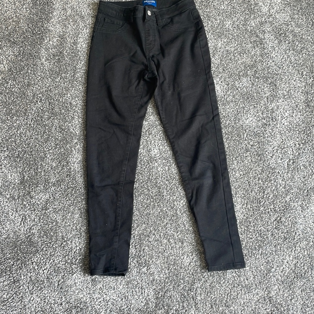 Adjustable black jeggings from Arizona Jean CO, size 14 regular